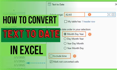 convert text to date in excel|Convert dates stored as text to dates .